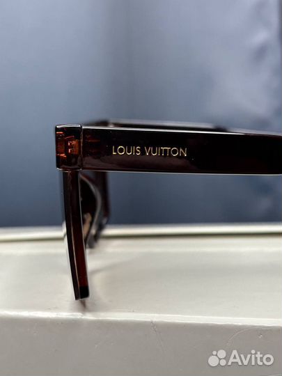 Louis Vuitton Brown Mask Sunglasses Очки Оригинал