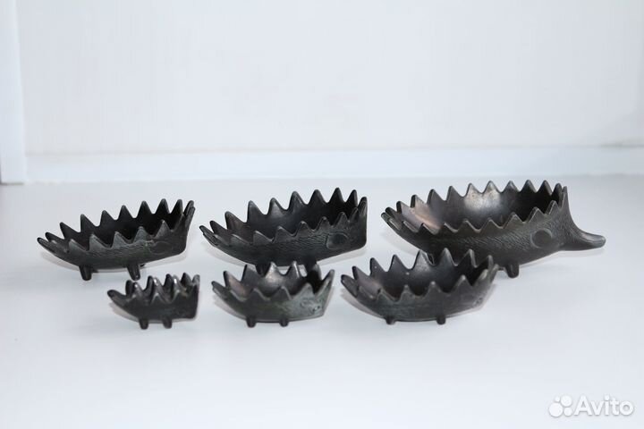 Пепельница СССР ёж ежи комплект