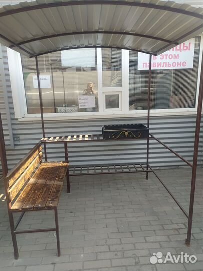 Беседка с мангалом