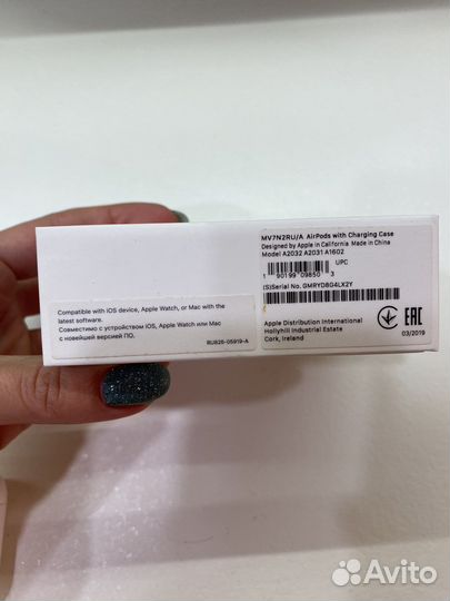 Airpods 2 оригинал