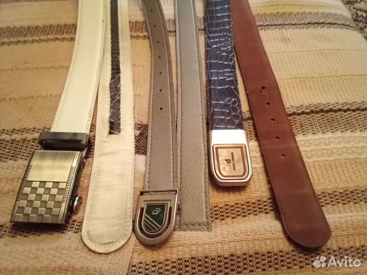 Мужской кожаный ремень