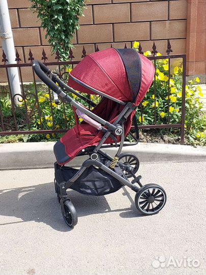 Коляска с перекидной ручкой Новая (Бордо)