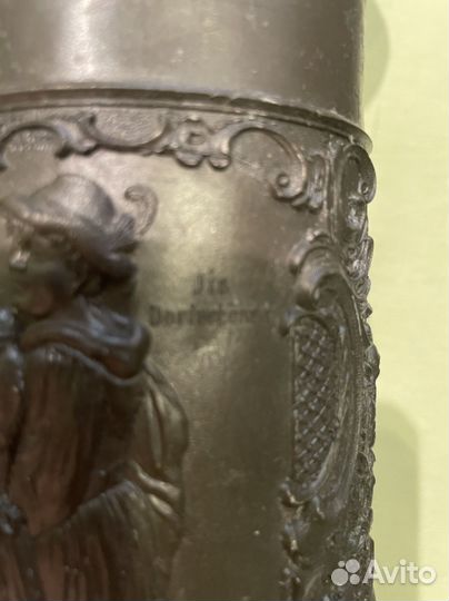 Старинная немецкая пивная кружка