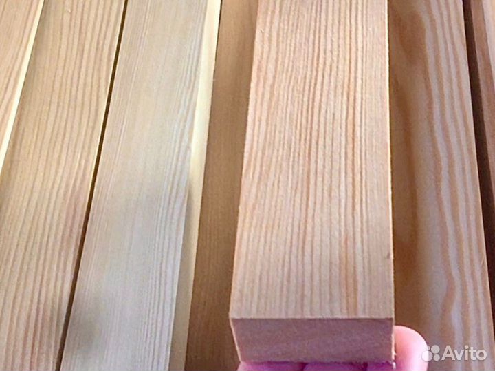 Рейка строганая 20*45*3000 сорт ав ель/сосна