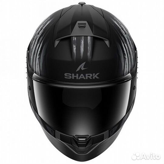 Мотошлем Shark Ridill 2 Assya Mat, цвет Черный Ма