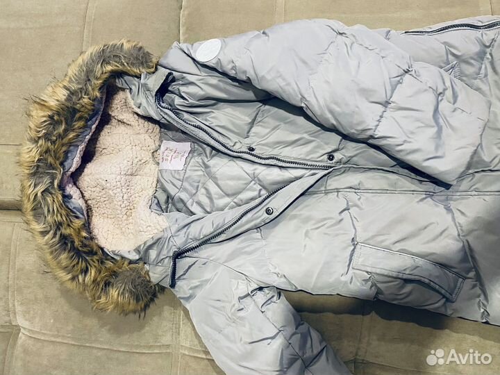 Пуховик для девочки 122