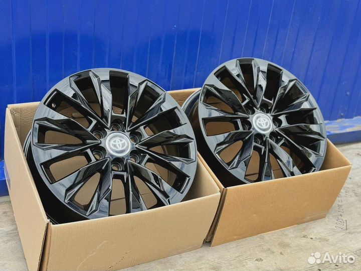 Диски 6*139.7 R20 Land Cruiser 300 Черный глянец