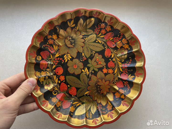 Ваза хохлома ретро