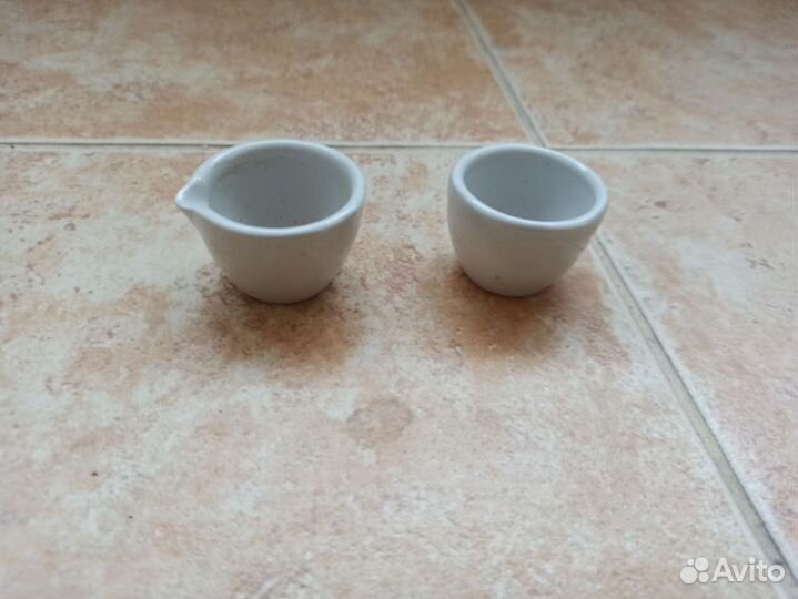 Ступка фарфоровая с пестиком