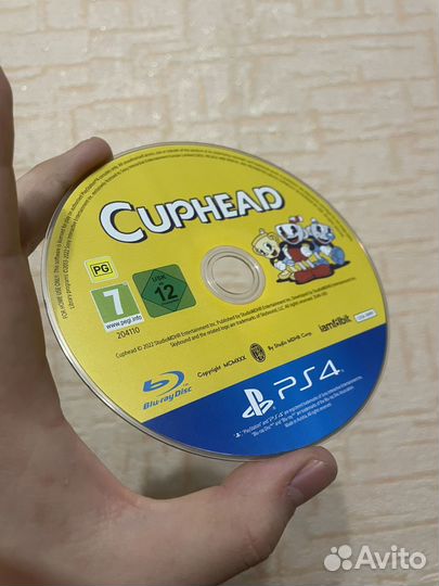 Диск CupHead PS4