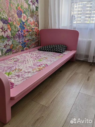 Детская кровать от 3 лет с матрасом бу IKEA