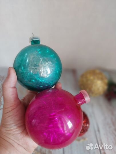 Новогодние шары на уличную ёлку (цена за все)