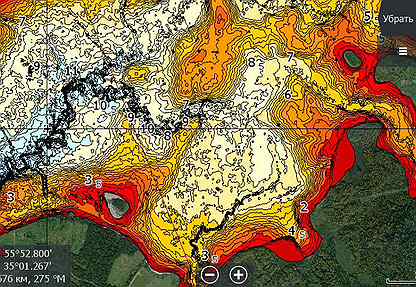 Карты глубин Московской области для рыбалки