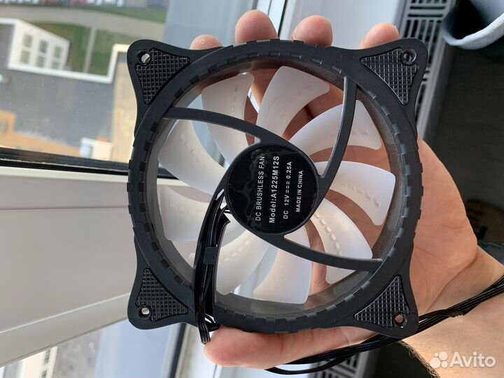 Вентилятор для корпуса 120 мм eurocase rgb