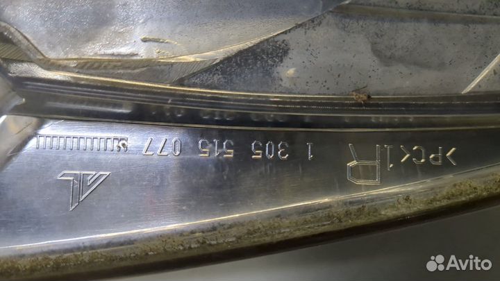 Фара (передняя) Renault Megane 3, 2009