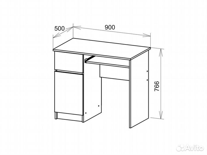 Мс Мори Стол мс-1 Белый дсв