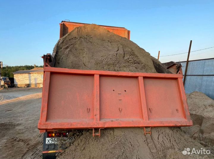 Песок мытый с доставкой