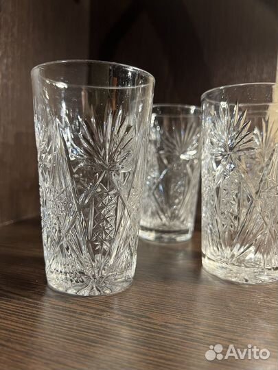 Хрустальные стаканы СССР