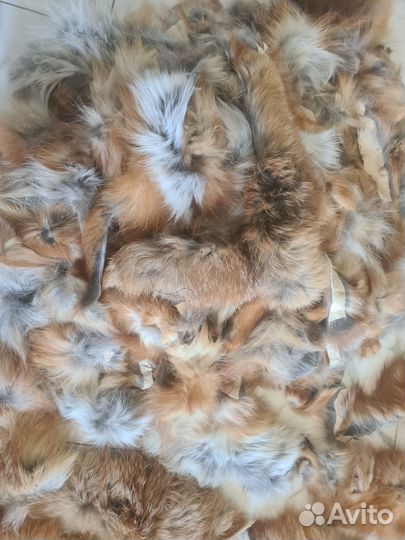 Обрезки лисы, много мелких кусков + есть крупные