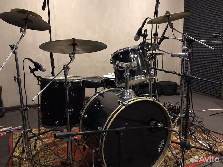 Запись живых барабанов