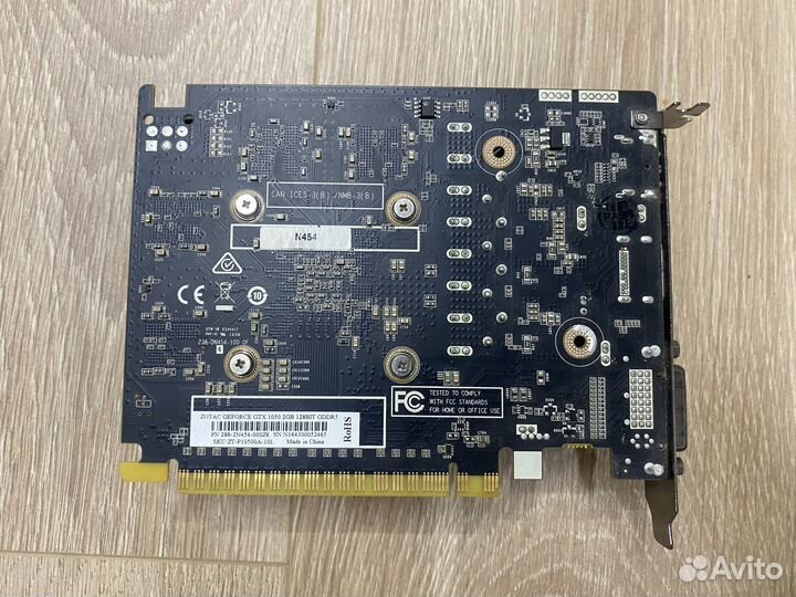 Видеокарта zotac gtx1050 2gb