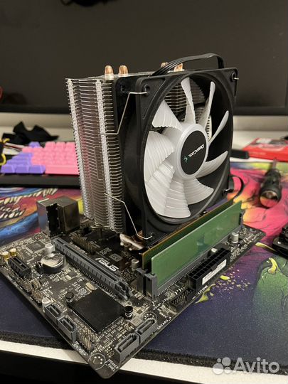 Материнская плата сборка i5 9400f 16гб озу