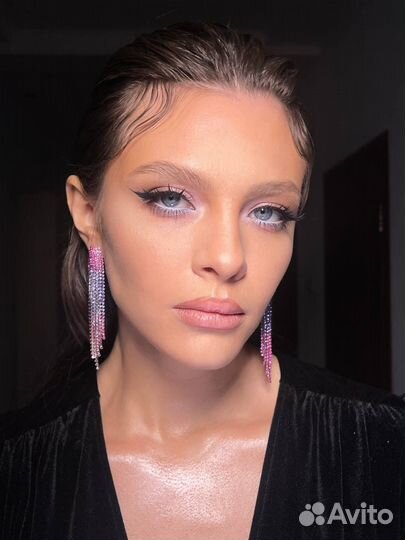 Макияж, локоны