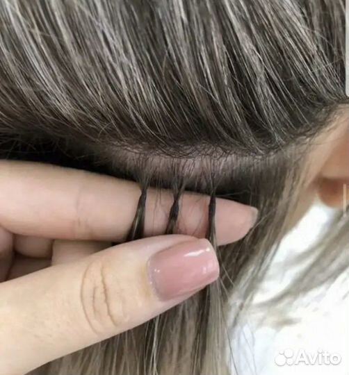 Наращивание волос, капсуляция волос