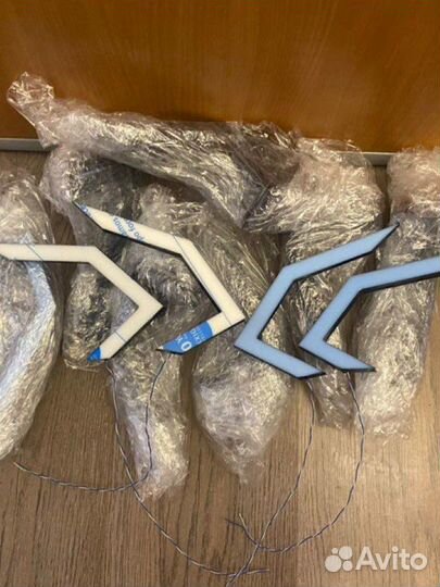 AMG Галочки на фары Priora