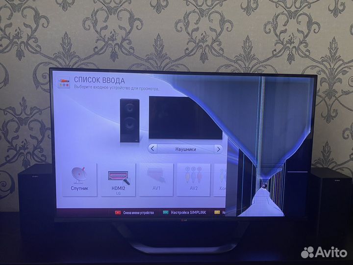 Продается телевизор на запчасти 55 диагональ