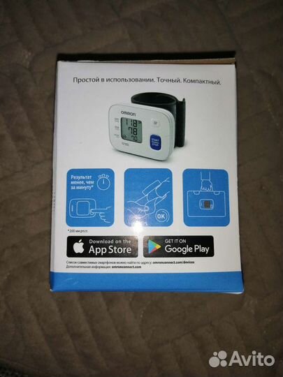 Тонометр на запястье omron r52