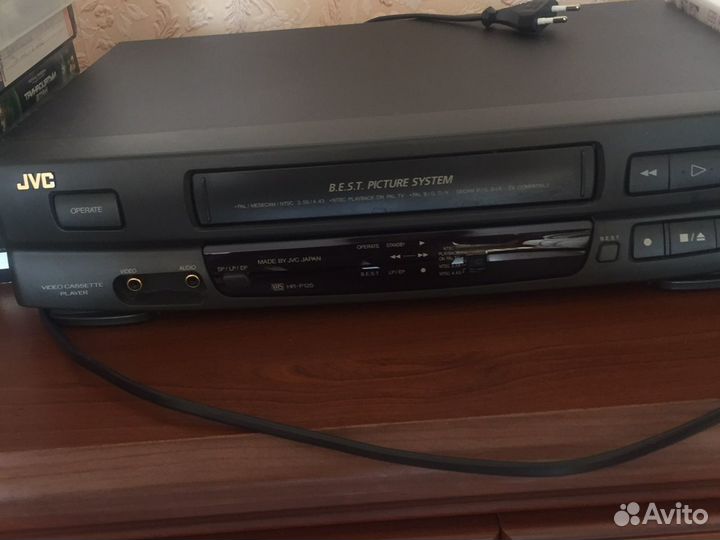 Видеомагнитофон JVC модель HR-P125EE Япония + к-ты