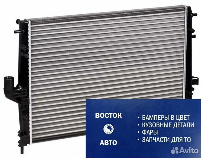 Радиатор охлаждения на largus