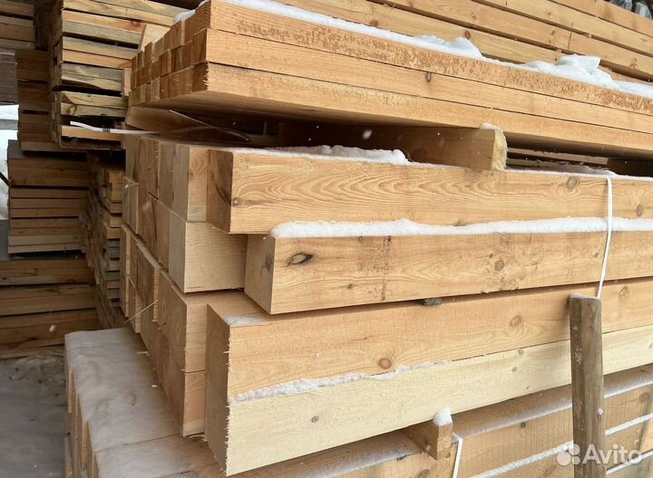 Брус обрезной 100х100х6000мм от производителя