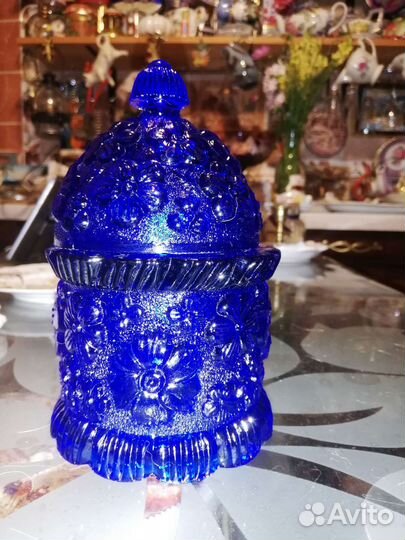 Антикварная сахарница Мальцова