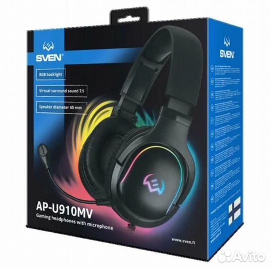 Новые игровые наушники с микрофоном проводные