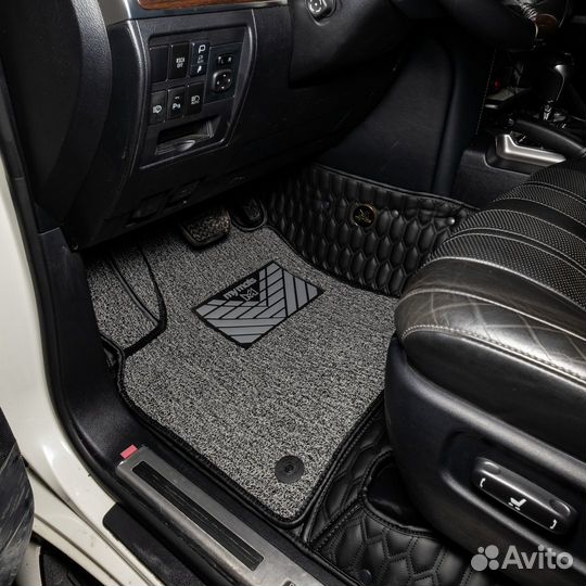 3D коврики из экокожи в авто от производителя