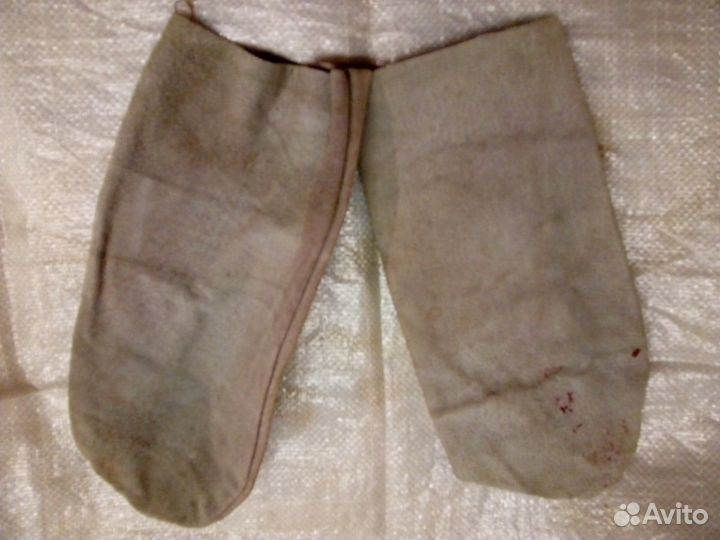 Рукавицы кожа