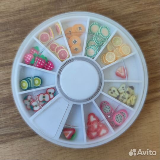 Украшения для дизайна ногтей, фрукты