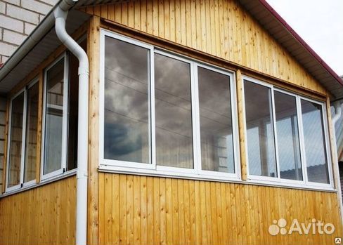 Алюминиевые окна терраса