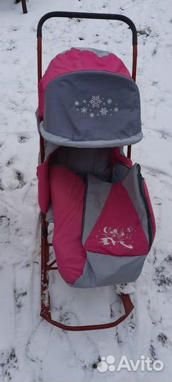 Санки коляска ника 7