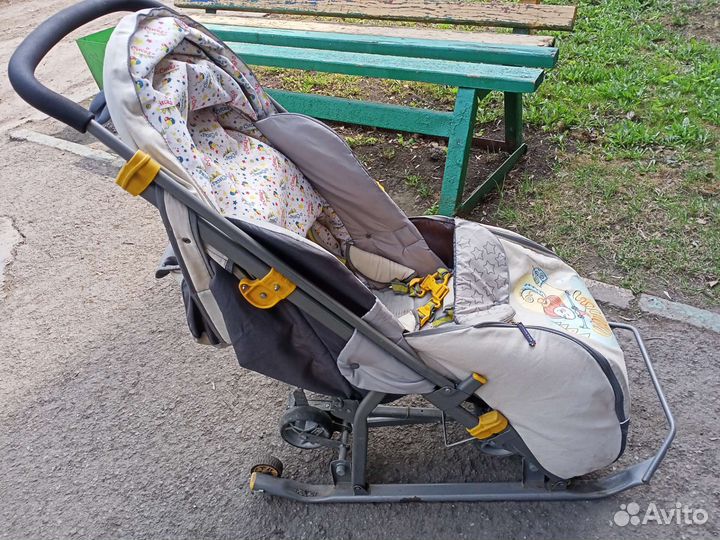 Детские санки коляска Ника
