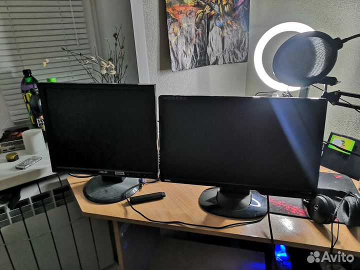 Монитор 79 герц Benq и asus