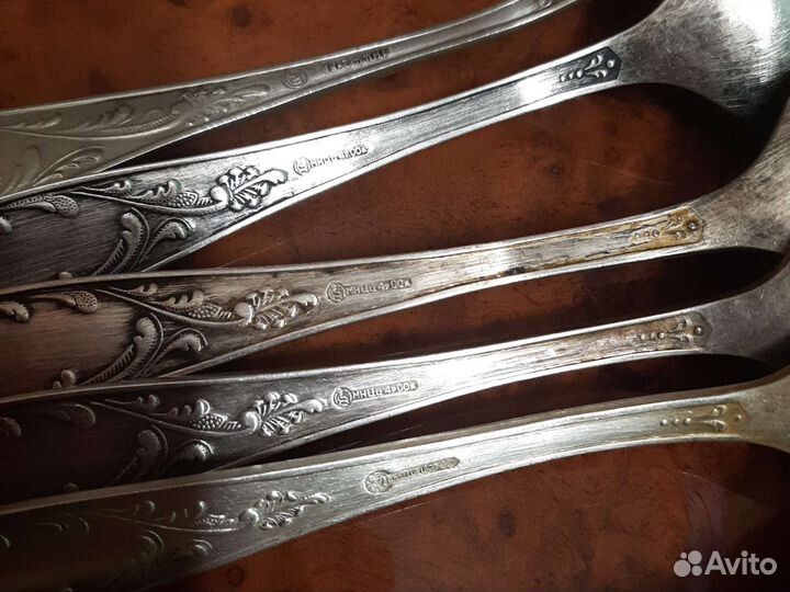 Мелхиоровие ложки СССР. позолота