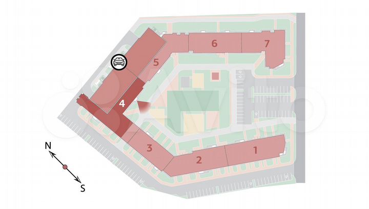 Квартира-студия, 24,7 м², 3/12 эт.
