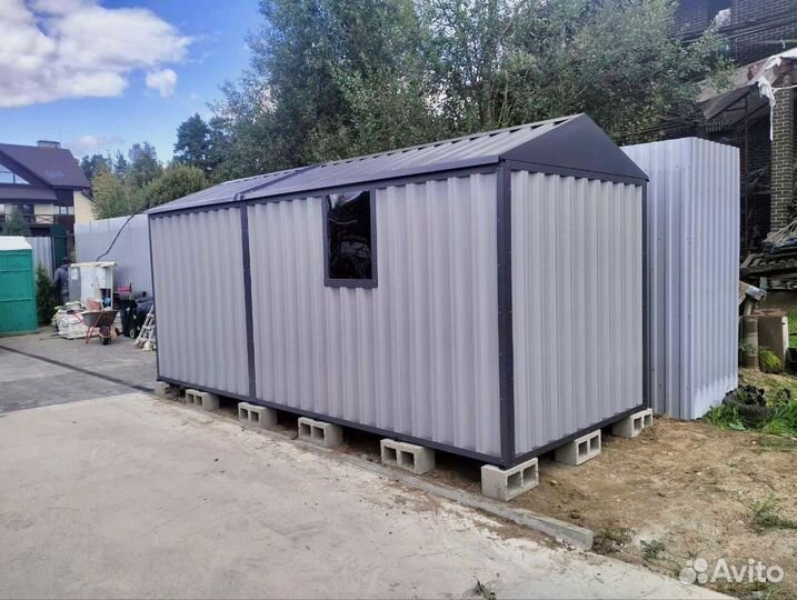 Хозблок-гараж