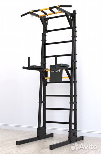 Напольная шведская стенка Рекорд R2 с турником
