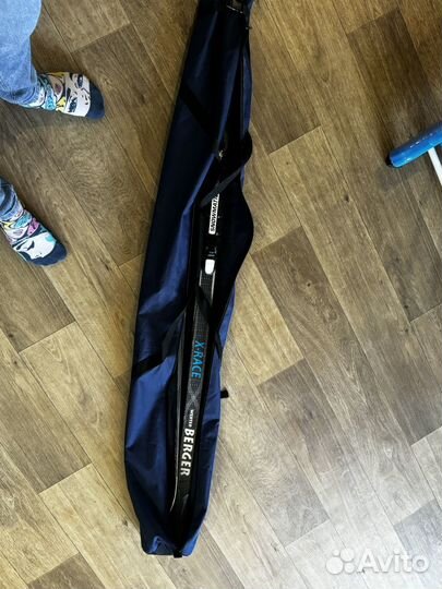 Лыжи беговые детские 35-36размер ботинок