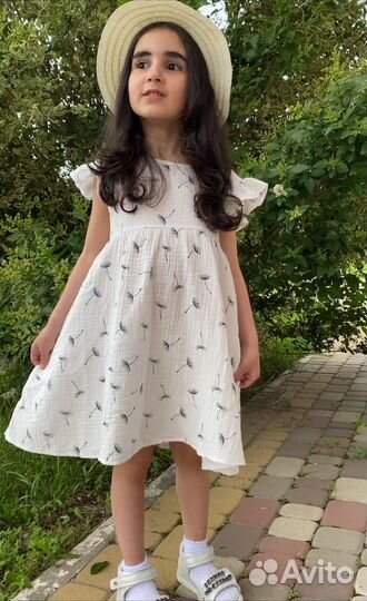 Новая Детская одежда для девочек платье