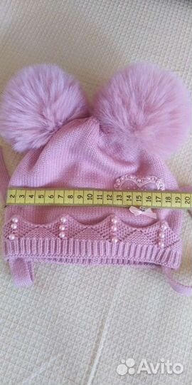 Шапка детская для девочки новая